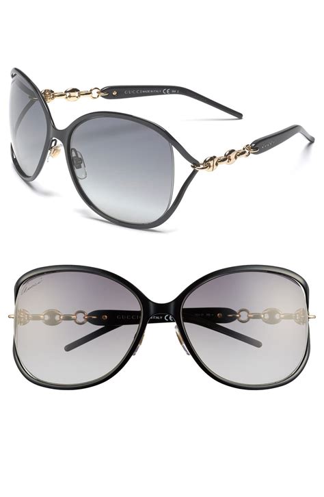 gucci black green glitter sunglasses|gucci 60mm butterfly sunglasses.